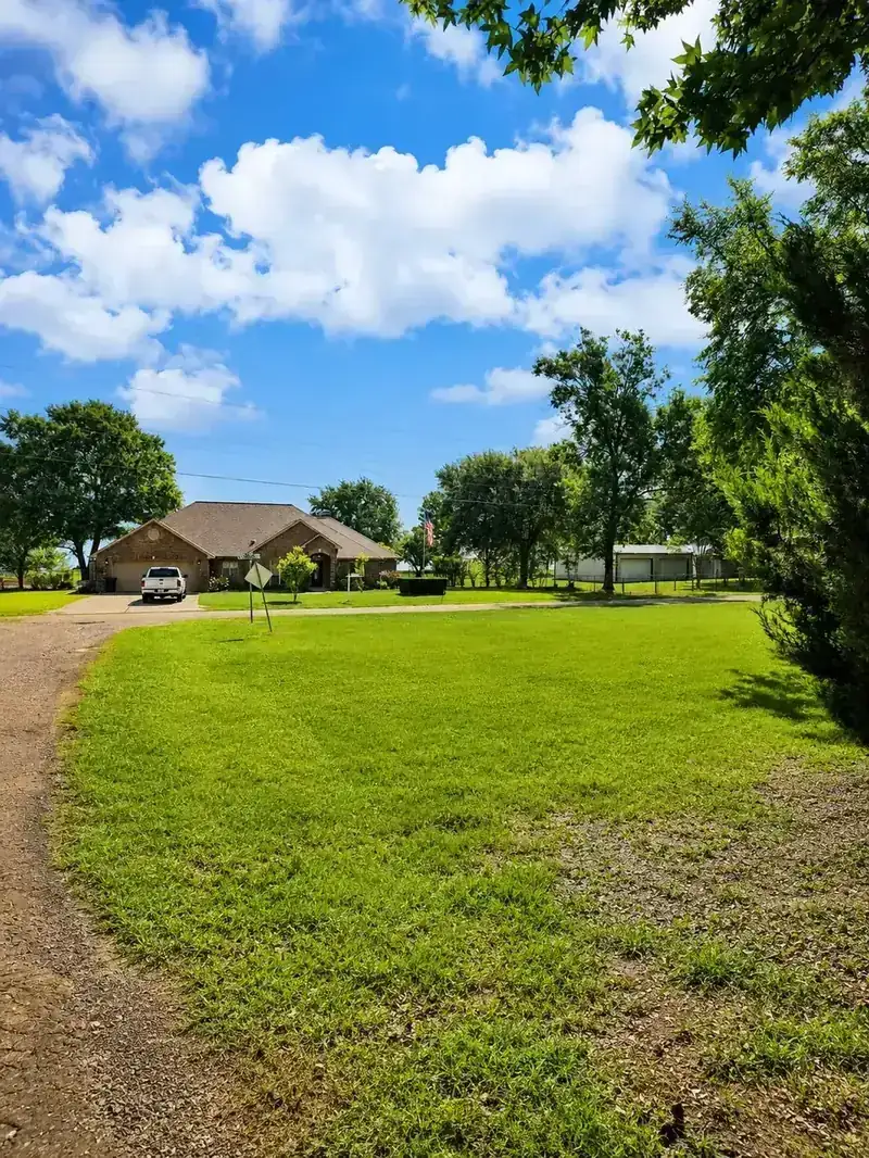 Lake Palestine subdivision lots with mature pine trees and lake views at Sunrise Shores Chandler TX Henderson County lots for sale